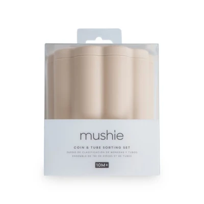 Mushie Sorter kształtów monety i patyczki