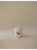 Mushie Kubek ze słomką 175 ml Whales