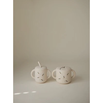 Mushie Kubek ze słomką 175 ml Bees
