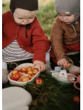 Mushie Lunchbox dla Dzieci Pojemnik na Jedzenie ze Sztućcami Ivor