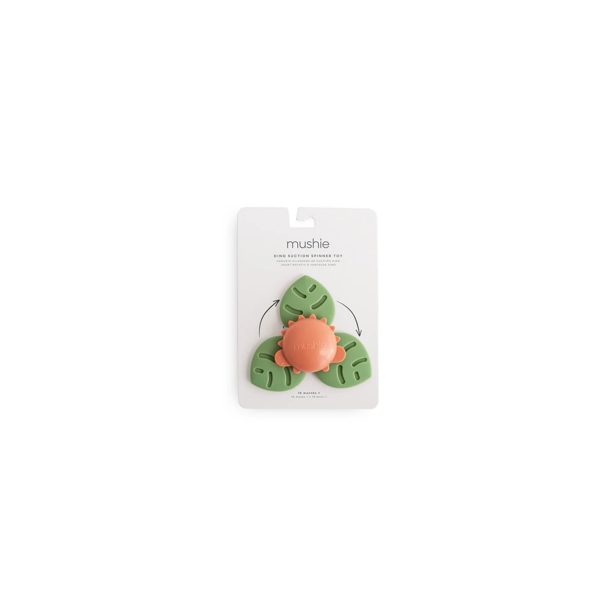 Mushie Zabawka z Przyssawką Spinner dla Niemowlaka Dino