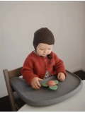 Mushie Zabawka z Przyssawką Spinner dla Niemowlaka Dino