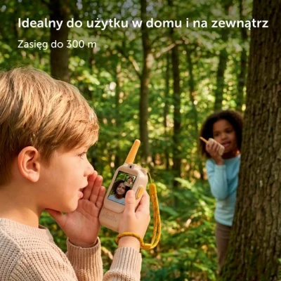 Zazu Fun Video Walkie Talkie dla Dzieci Pink