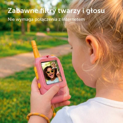 Zazu Fun Video Walkie Talkie dla Dzieci Pink