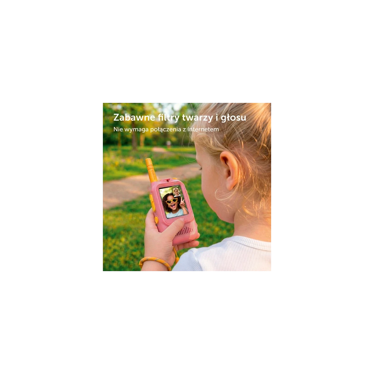 Zazu Fun Video Walkie Talkie dla Dzieci Pink