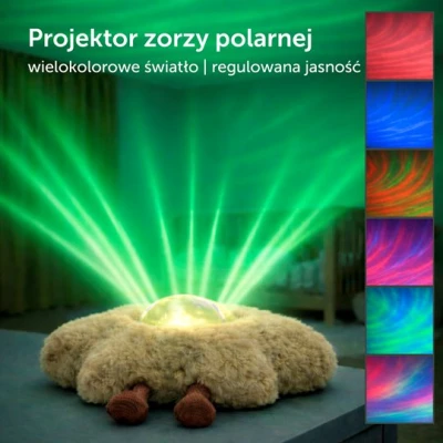 ZAZU KIDS Zazu GAIA Projektor Zorzy Polarnej Gwiazdka Beige