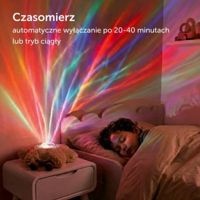 ZAZU KIDS Zazu GAIA Projektor Zorzy Polarnej Gwiazdka Beige