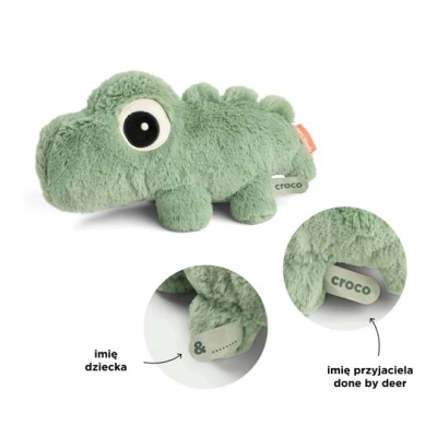 Done by Deer Maskotka Krokodyl Croco 28cm Green