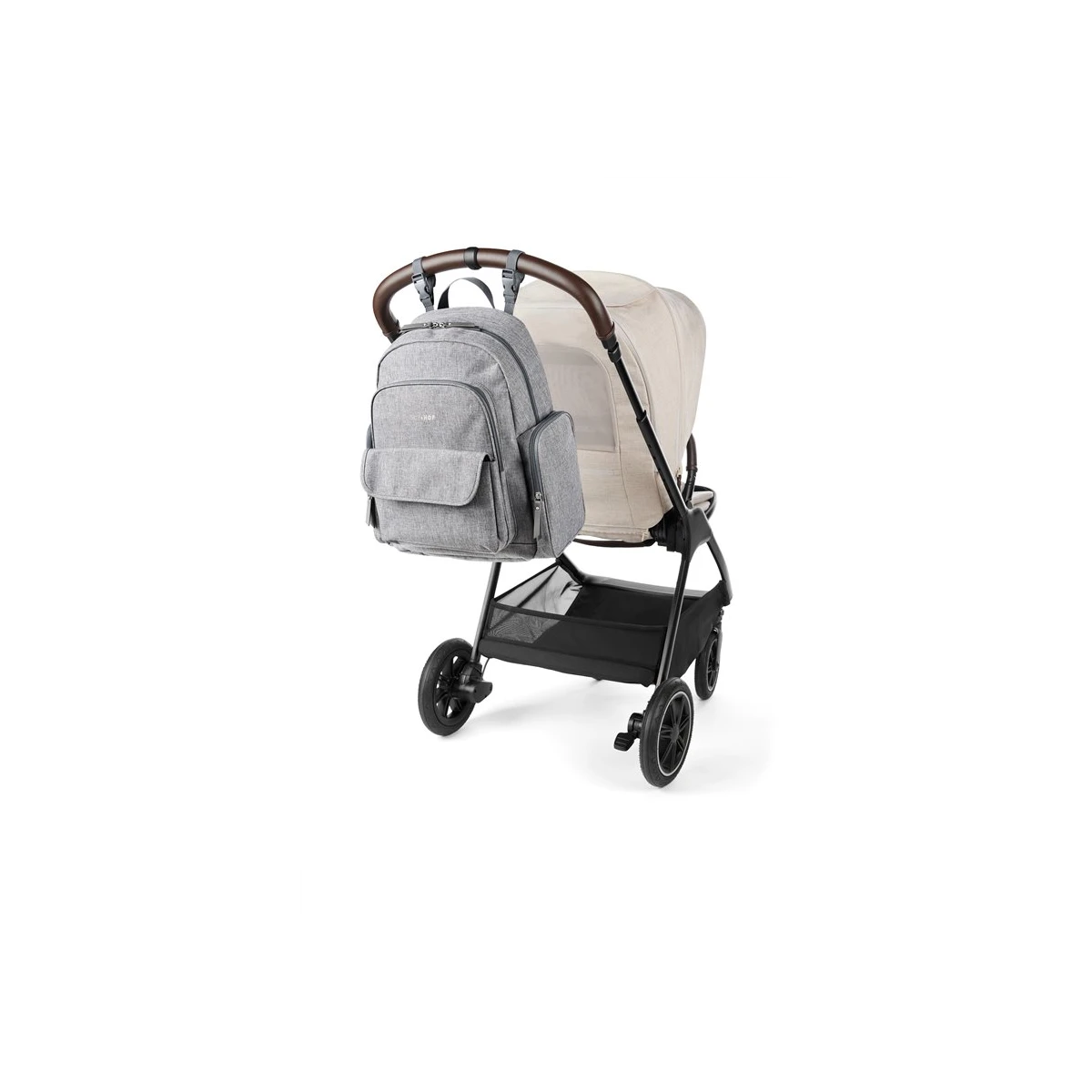 Skip Hop Torba do Wózka Plecak dla Mamy Taty Luna Heather Grey