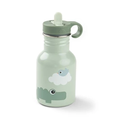 Done by Deer Butelka Stalowa z Ustnikiem 350ml Playground Green