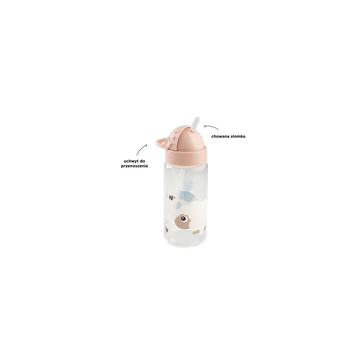Done by Deer Bidon dla Dziecka 350ml Tiny Farm Powder