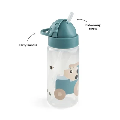 Done by Deer Bidon dla Dziecka 350ml Tiny Farm Blue