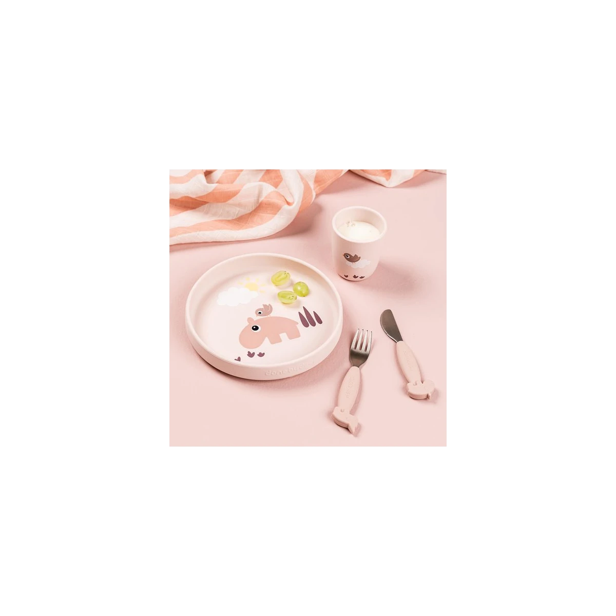 Done by Deer Kubek Silikonowy 160ml Playground Powder