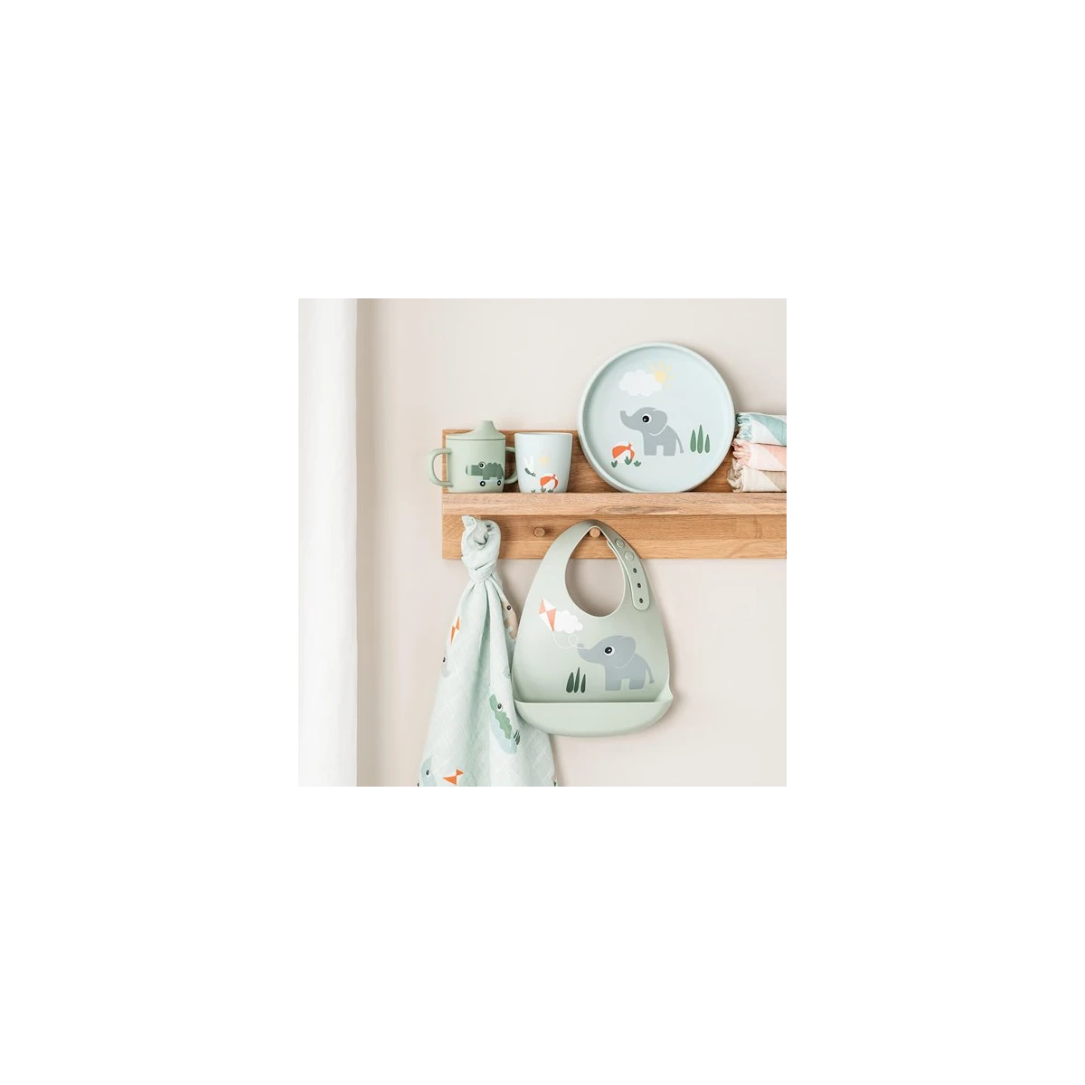 Done by Deer Kubek Silikonowy 160ml Playground Blue