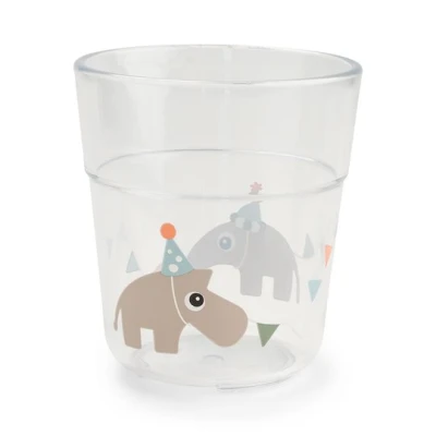 Done by Deer Kubek dla Dziecka Glass L 220ml Celebration Sand