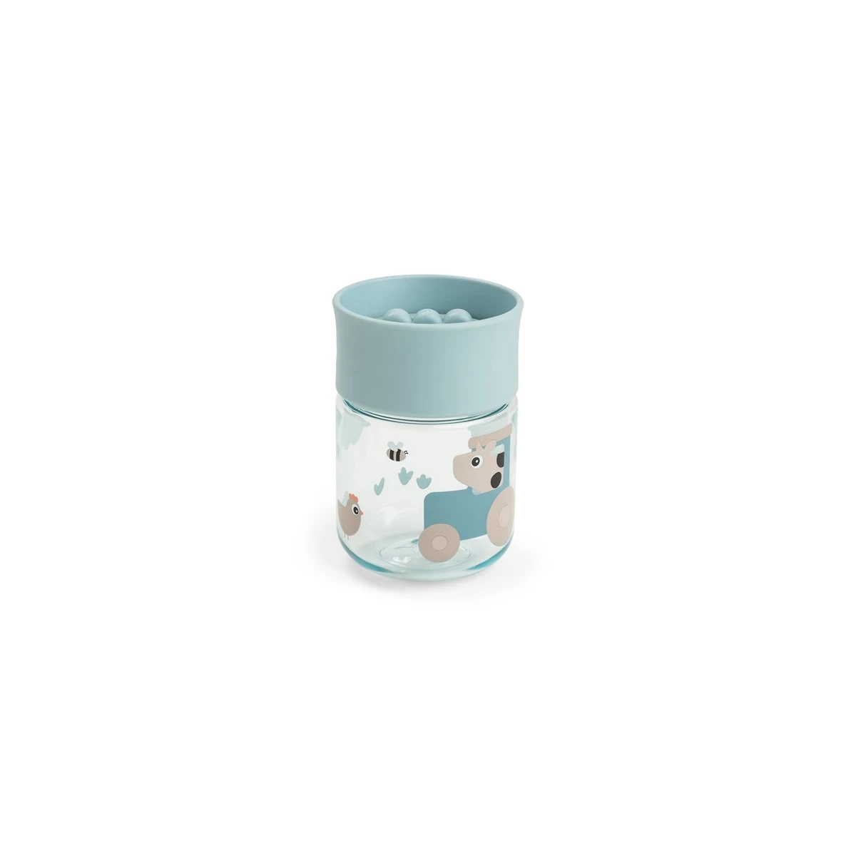 Done by Deer Kubek Treningowy 360° do Nauki Picia Tiny Farm Blue