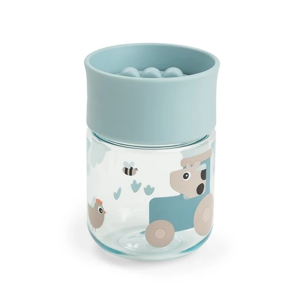 Done by Deer Kubek Treningowy 360° do Nauki Picia Tiny Farm Blue