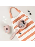 Done by Deer Silikonowy Zestaw Obiadowy Celebration Powder 3 szt.