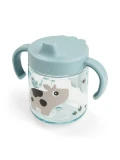 Done by Deer Kubek Niekapek z Uchwytami 260ml Tiny Farm Blue