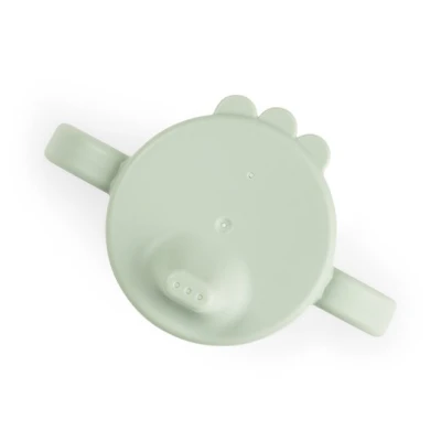 Done by Deer Kubek Niekapek z Uchwytami 260ml Playground Green