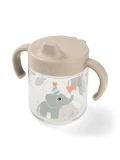 Done by Deer Kubek Niekapek z Uchwytami 260ml Celebration Sand