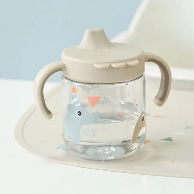 Done by Deer Kubek Niekapek z Uchwytami 260ml Celebration Sand
