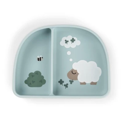 Done by Deer Talerzyk na Przekąski z Przyssawką Tiny Farm Blue