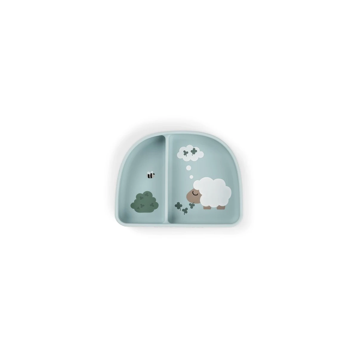 Done by Deer Talerzyk na Przekąski z Przyssawką Tiny Farm Blue