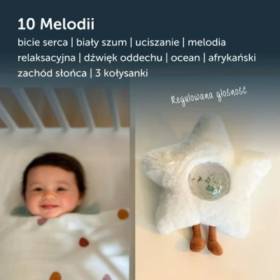 ZAZU KIDS Zazu GAIA Projektor Zorzy Polarnej Gwiazdka White