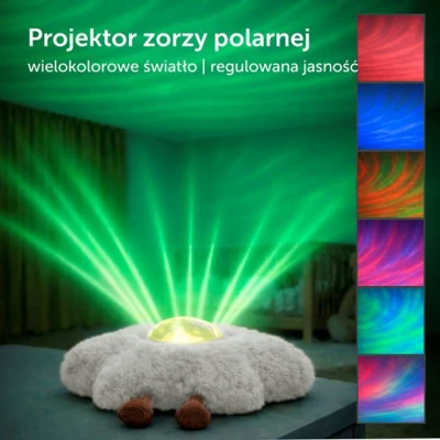 ZAZU KIDS Zazu GAIA Projektor Zorzy Polarnej Gwiazdka White