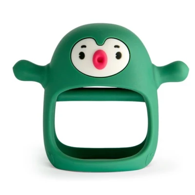 Smily Mia Gryzak Silikonowy Never Drop Pingwin Buddy Pine Green