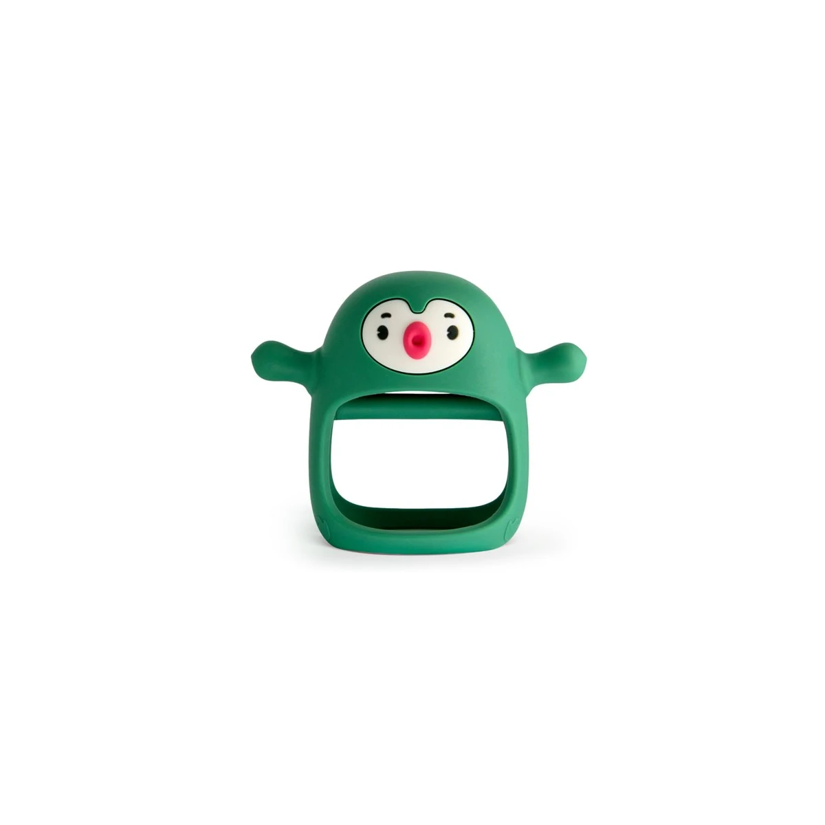 Smily Mia Gryzak Silikonowy Never Drop Pingwin Buddy Pine Green