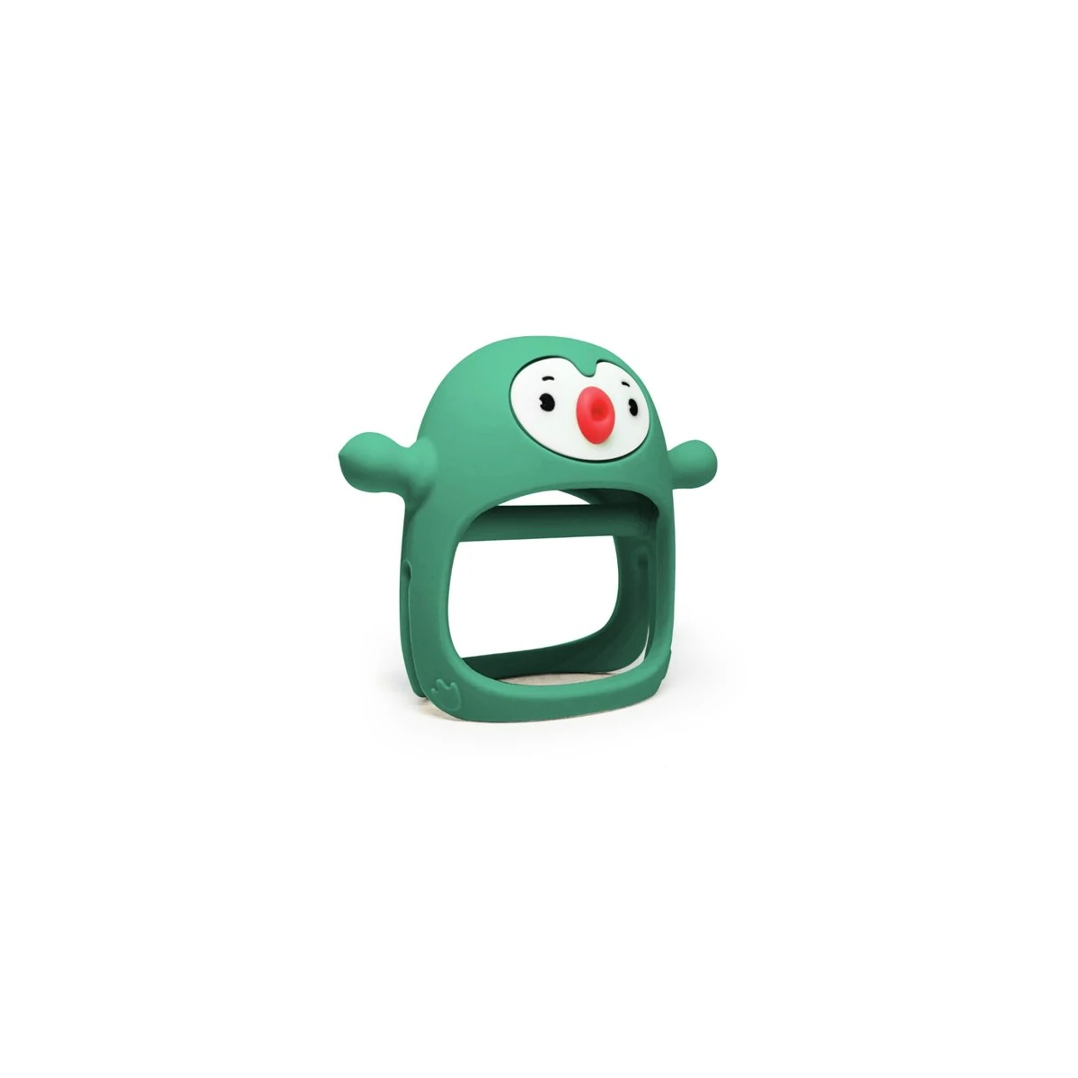 Smily Mia Gryzak Silikonowy Never Drop Pingwin Buddy Pine Green