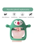 Smily Mia Gryzak Silikonowy Never Drop Pingwin Buddy Pine Green