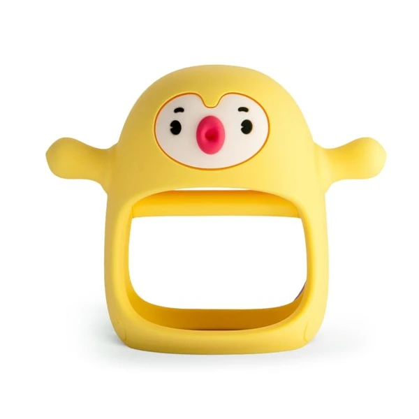 Smily Mia Gryzak Silikonowy Never Drop Pingwin Buddy Yellow