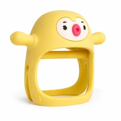 Smily Mia Gryzak Silikonowy Never Drop Pingwin Buddy Yellow
