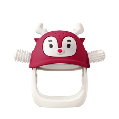 Smily Mia Gryzak dla Niemowlaka Renifer Chimney Red
