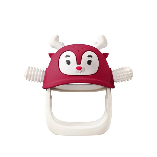 Smily Mia Gryzak dla Niemowlaka Renifer Chimney Red