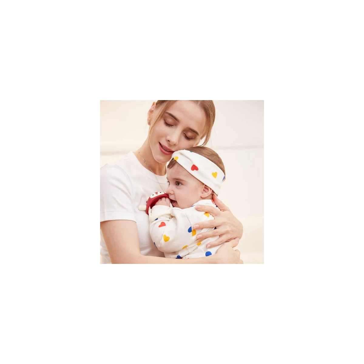 Smily Mia Gryzak dla Niemowlaka Renifer Chimney Red