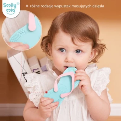 Smily Mia Gryzak dla Niemowlaka Klapek Blue