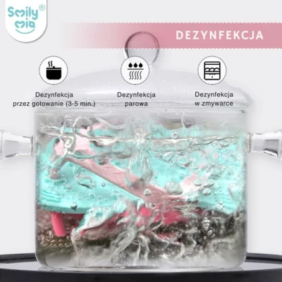 Smily Mia Gryzak dla Niemowlaka Klapek Pink