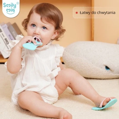 Smily Mia Gryzak dla Niemowlaka Klapek Blue