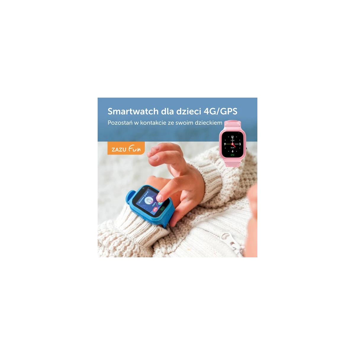 Zazu Fun Smartwatch dla Dzieci Niebieski