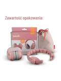 Zazu Fun Słuchawki Wygłuszające 2w1 dla Dzieci i Niemowląt Pink