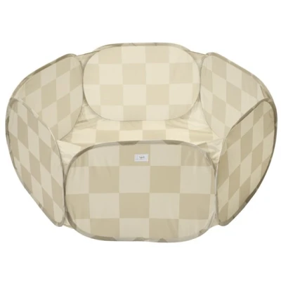 3 Sprouts Basen Piłeczkowy Checkerboard Beige
