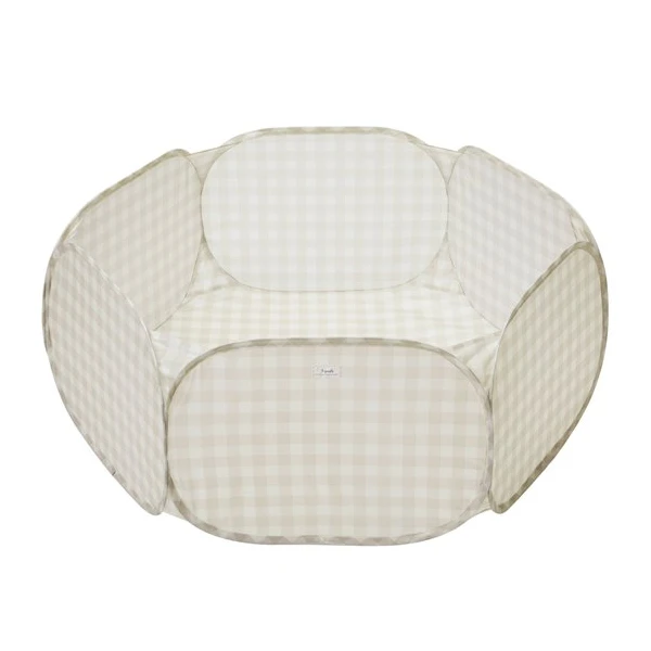 3 Sprouts Basen Piłeczkowy Gingham Beige
