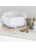 3 Sprouts Basen Piłeczkowy Gingham Beige