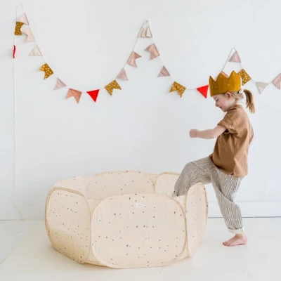 3 Sprouts Basen Piłeczkowy Terrazzo Beige