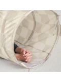 3 Sprouts Tunel do Zabawy Checkerboard Beige