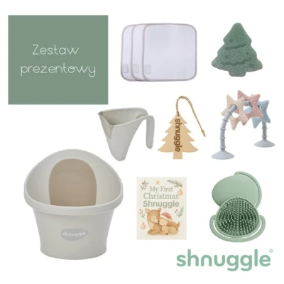 Shnuggle Świąteczny Zestaw do Kąpieli dla Niemowląt Eco